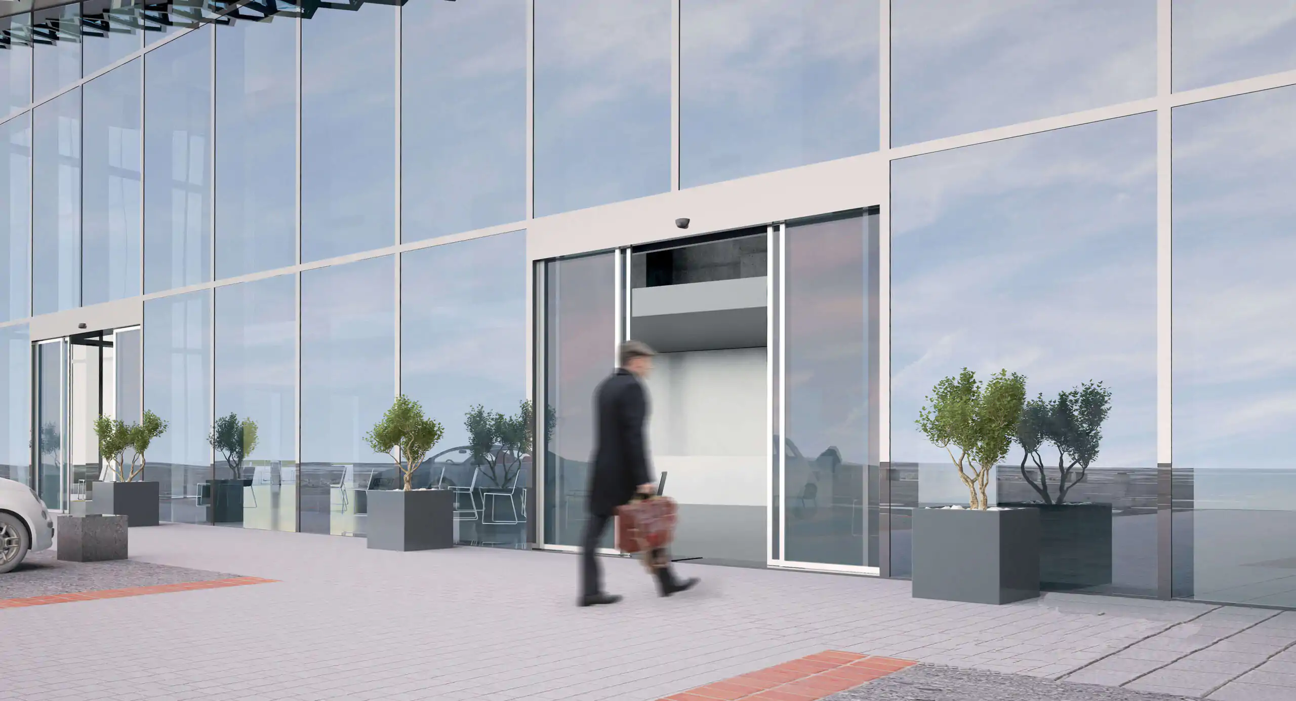 High Quality Automatic Sliding Doors with Sensors